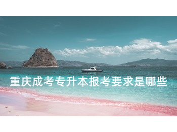 重慶成考專(zhuān)升本報(bào)考要求
